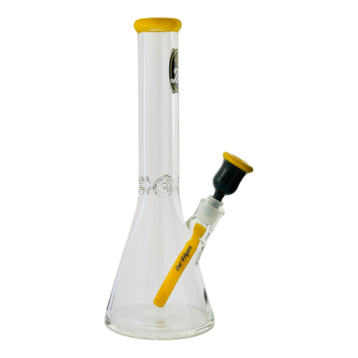 Shop 15" x 9mm Chiquita Accented Beaker Bong in australian