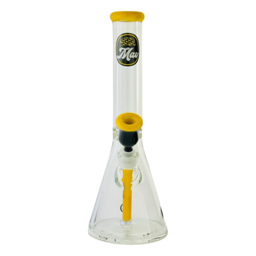 Shop 15" x 9mm Chiquita Accented Beaker Bong in australian