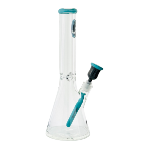 Shop 15" x 9mm Chiquita Accented Beaker Bong in australian