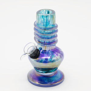 Shop PLANET X FANTASY SERIES VOL 2 - MINI NOVA - METALLIC AQUA - GLASS MINI BONG in australian