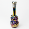 Shop GLASS BONG-NIGHT WATCHER OWL 33.5cm OIL SLICK RAINBOW S/GLASS in australian