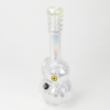 Shop GLASS BONG-NIGHT WATCHER OWL 33.5cm OIL SLICK WHITE S/GLASS in australian