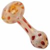 Shop LA Pipes Elegant Polka Dot Borosilicate Glass Spoon Pipe for Dry Herbs in australian