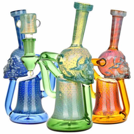 Shop Pulsar AI Life Form Bubble Matrix Recycler Water Pipe | 7.25" | 14mm F in australian