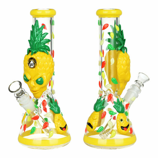 Shop Pulsar Alien Pineapple Beaker Water Pipe | 10" | 14mm F in australian