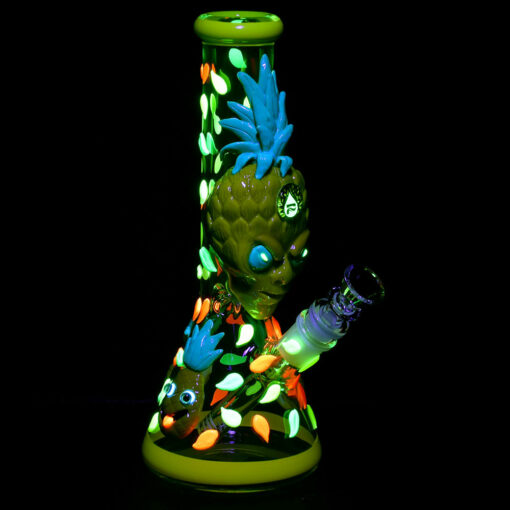 Shop Pulsar Alien Pineapple Beaker Water Pipe | 10" | 14mm F in australian