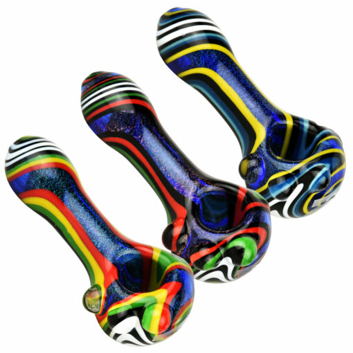Shop Pulsar Outer Space Dicro Swirl Hand Pipe - 4" in australian