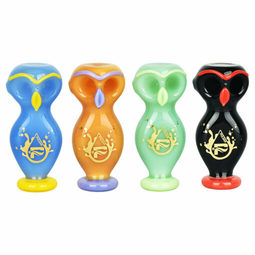 Shop Pulsar Wise Owl Double Bowl Hand Pipe in australian