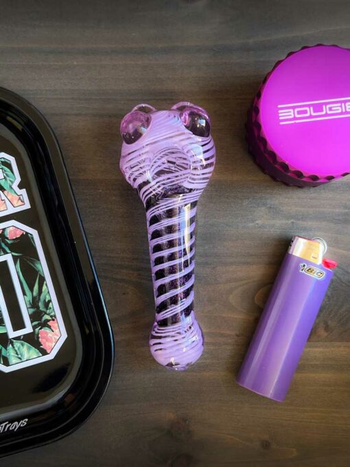 Shop 4.5" Purple DNA Dychro Pipe in australian
