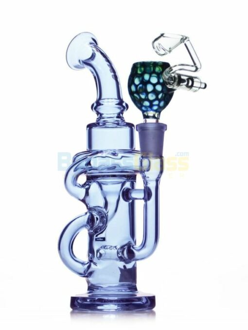 Shop Purple Klein Recycler Waterpipe By MAV Glass in australian