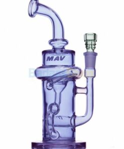 Shop Purple Klein Recycler Waterpipe By MAV Glass in australian