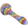 Shop LA Pipes Rainbow Tie-Dye Borosilicate Spoon Pipe 4.35" in australian