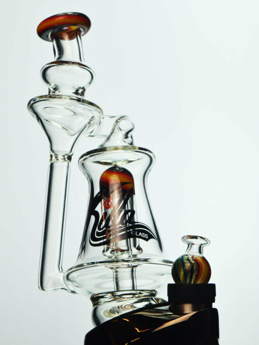 Shop Recycler Puffco Peak Attachment by Killa Glass in australian