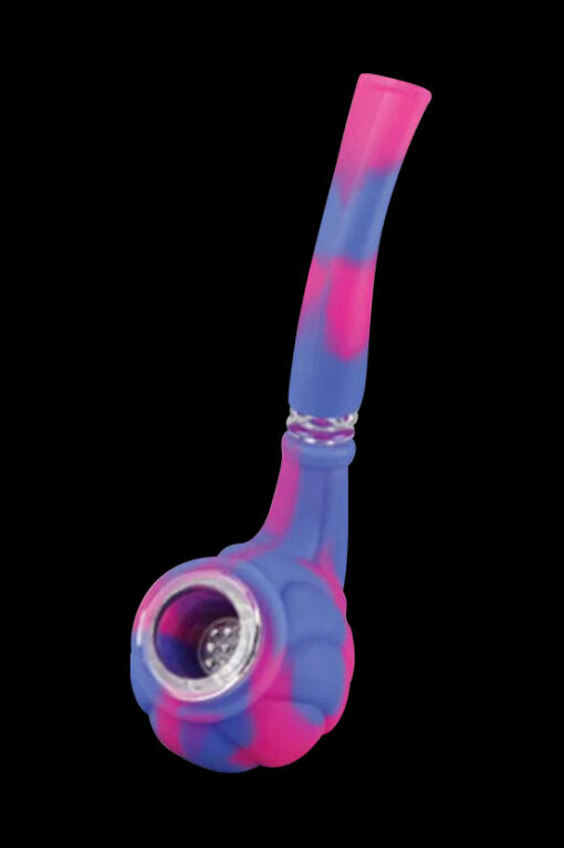Shop Silicone Hand Pipe with Glass Bowl in australian