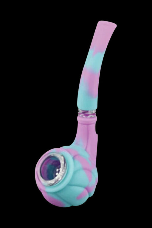 Shop Silicone Hand Pipe with Glass Bowl in australian