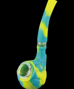 Shop Silicone Hand Pipe with Glass Bowl in australian