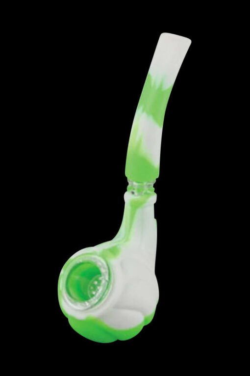 Shop Silicone Hand Pipe with Glass Bowl in australian