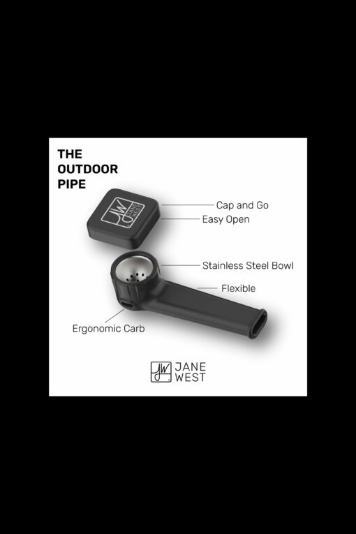 Shop Jane West "The Outdoor" Silicone Pipe in australian