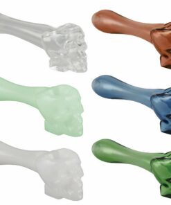 Shop Skull Glass Spoon Pipe in australian