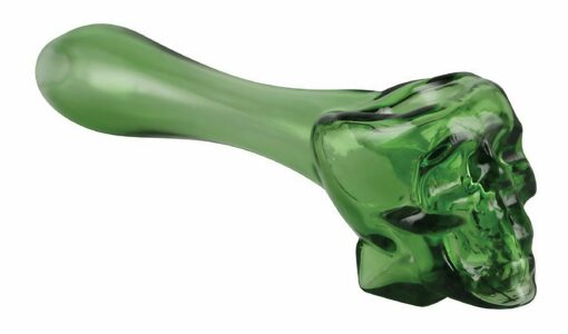 Shop Skull Glass Spoon Pipe in australian