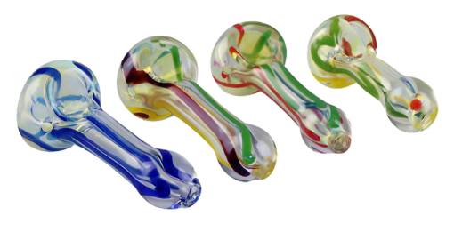 Shop Small 2.75" Inside Out Glass Hand Pipe in australian