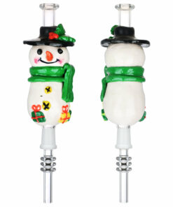 Shop Snowman Glassworks 7" Vapor Vessel with Quartz Tip & UV Reactive - 10mm in australian