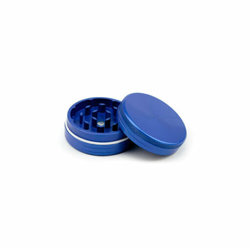 Shop SPLIFF Blue Aluminium Grinder 50mm - 2 part in australian