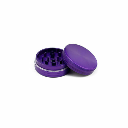 Shop SPLIFF Purple Aluminium Grinder 50mm - 2 part in australian