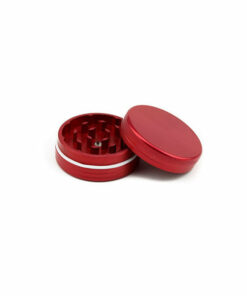 Shop SPLIFF Red Aluminium Grinder 50mm - 2 part in australian