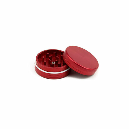 Shop SPLIFF Red Aluminium Grinder 50mm - 2 part in australian