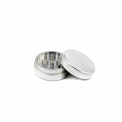 Shop SPLIFF Silver Aluminium Grinder 50mm - 2 part in australian