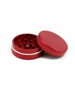 Shop SPLIFF Red Aluminium Grinder 63mm - 2 part in australian