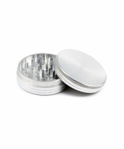 Shop SPLIFF Silver Aluminium Grinder 63mm - 2 part in australian