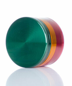 Shop SPLIFF Rasta Aluminium Grinder 63mm - 4 part in australian