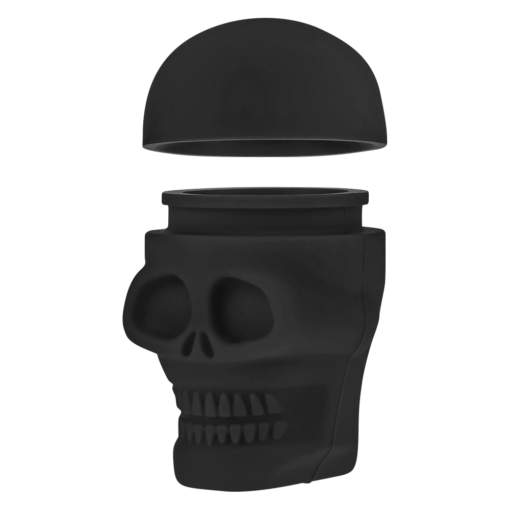 Shop Silicone Non-Stick "Skull" Stash Container in australian