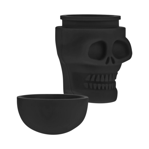 Shop Silicone Non-Stick "Skull" Stash Container in australian
