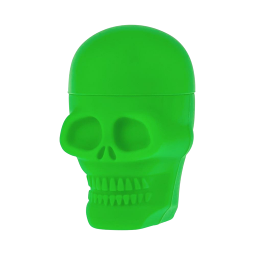 Shop Silicone Non-Stick "Skull" Stash Container in australian