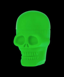 Shop Silicone Non-Stick "Skull" Stash Container in australian