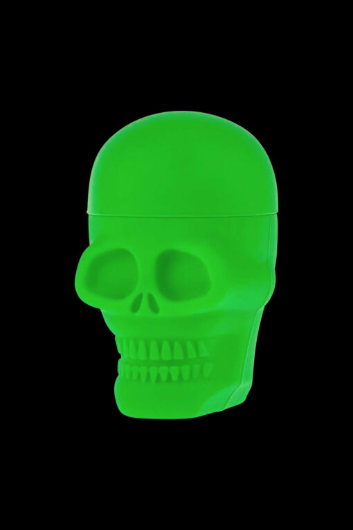 Shop Silicone Non-Stick "Skull" Stash Container in australian