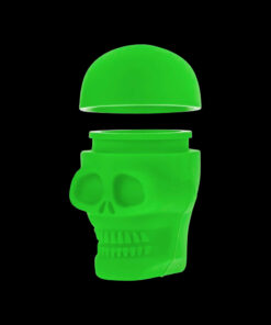 Shop Silicone Non-Stick "Skull" Stash Container in australian