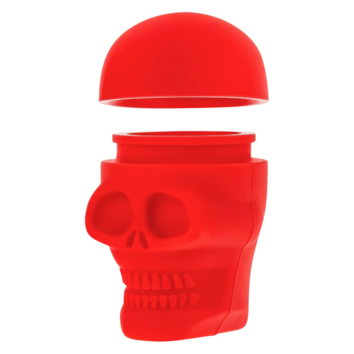 Shop Silicone Non-Stick "Skull" Stash Container in australian