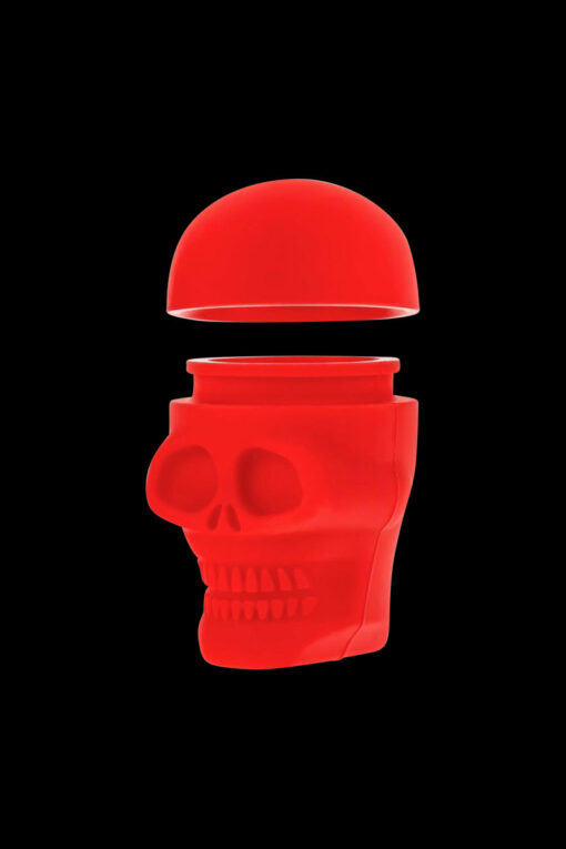 Shop Silicone Non-Stick "Skull" Stash Container in australian