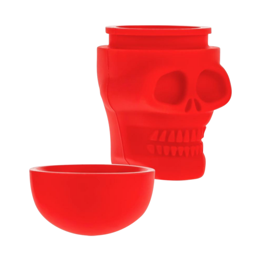 Shop Silicone Non-Stick "Skull" Stash Container in australian