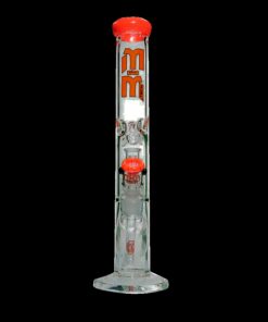 Shop M&M Tech Straight Tube Bong with Chandelier Perc in australian