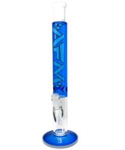 Shop 18" AFM Lightbeam Ink Blue Straight Tube Bong in australian