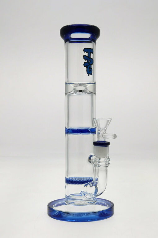 Shop Thick Ass Glass 10" Honeycomb Percolator Bong with Spinning Guard 14MM in australian