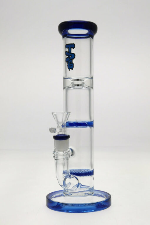 Shop Thick Ass Glass 10" Honeycomb Percolator Bong with Spinning Guard 14MM in australian