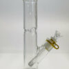 Shop Thick Ass Glass 10" Durable Straight Tube Bong 44x4MM with Smooth 18/14MM Downstem in australian