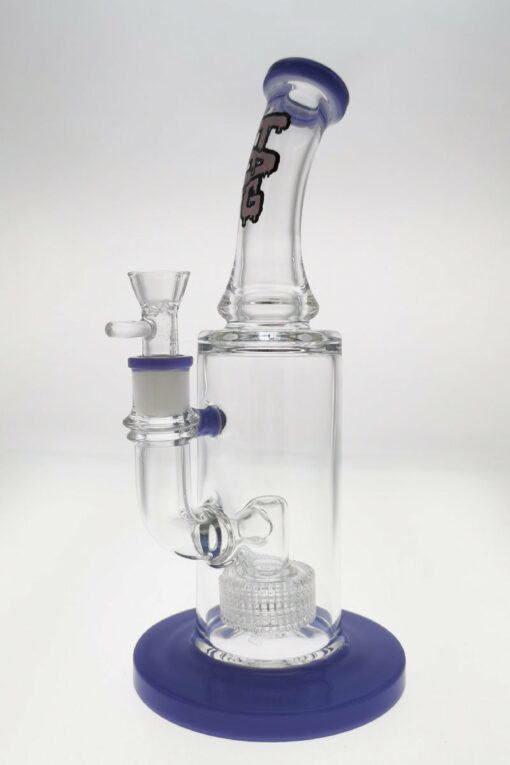 Shop Thick Ass Glass 12" Bent Neck Matrix Bong w/ Super Slit Diffuser in australian