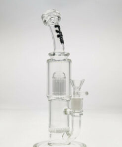 Shop Thick Ass Glass 12" Honeycomb & 10 Arm Tree Water Pipe - Borosilicate Glass in australian